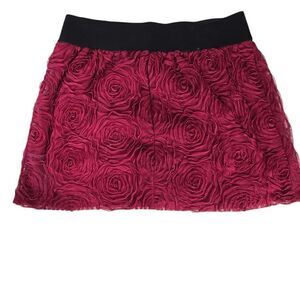 Pink Ruched Bubble Mini Skirt for Night Out